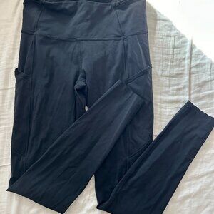 Lululemon Black Fast & Frees 28"